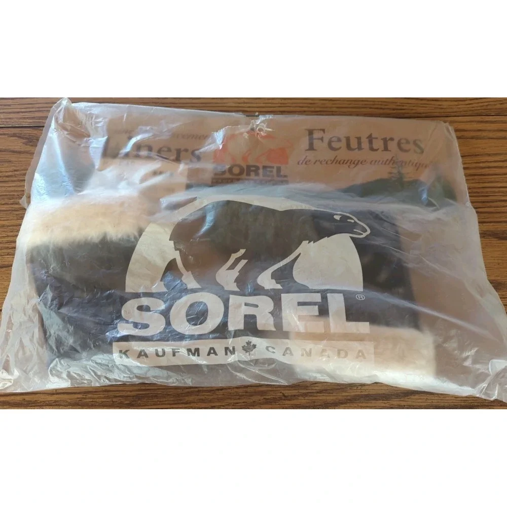 Vintage Sorel Kaufman Canada Genuine Boot Wool Replacement Liner‎ Sock Junior 11